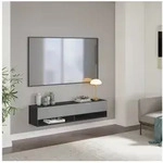en.casa TV-Board, &raquo;Halmstad&laquo; h&auml;ngend 2 Klappen 140 x 31 x 30 cm...