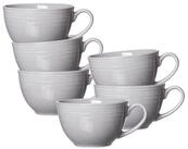 Ritzenhoff & Breker Tasse Levi Kaffeetassen 220 ml 6er Set, 6-tlg., Porzellan