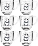 LEONARDO Tasse BAMBINIPanda, 6-tlg., Glas, 280 ml, 6-teilig