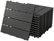 ECD Germany Terrassendielen WPC Bodenplatte Terrassenfliesen Fliesen mit...