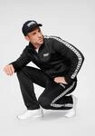 Trainingsanzug LONSDALE "WYBERTON", Herren, Gr. S (46), schwarz, Obermaterial:...