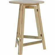 Fun Star Stehtisch Stehtisch &Oslash;78cm, komplett aus Kiefernholz Gestell klappbar