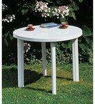 Ipae-Progarden Gartentisch Gartentisch Tondo&nbsp;90cm wei&szlig;...