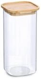 Zeller Present Vorratsglas Glasbeh&auml;lter mit Bambusdeckel, 1600 ml, 11 x 11 x...