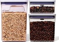 OXO Good Grips Vorratsdose, Kunststoff, (Set, 4-tlg), mit Portionierl&ouml;ffel,...