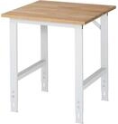 RAU Werkbank Arbeitstisch 750x800x760-1080 B-Platte 25mm lichtgrau