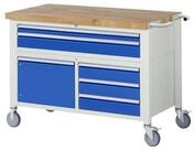 RAU Werkbank Rau Fahrbare Werkbank Modell 8922 BxTxH 1250x700x880mm