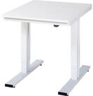 RAU Werkbank Werktisch 750x1000x720-1120mm elektrisch M-Platte 22mm lichtgrau