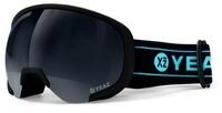 YEAZ Skibrille BLACK RUN Ski- und Snowboard-Brille schwarz/matt, Premium-Ski- und