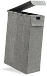 DuneDesign W&auml;schekorb mit Deckel - Stabile 50L W&auml;schebox - Schmaler