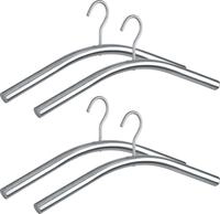 WENKO Kleiderb&uuml;gel Modell Dry, (Set, 4-tlg), B&uuml;gel aus rostfreiem Edelstahl,...