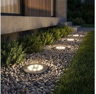 GLOBO LIGHTING LED Gartenstrahler, LED-Leuchtmittel fest verbaut, Kaltwei&szlig;,
