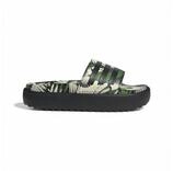 adidas Performance Adilette Platform schwarz/gr&uuml;n Damen - 1 Paar Badeschuh