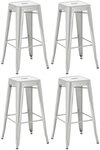 CLP Barhocker Joshua Metall (Set, 4 St., 4er), stapelbare Barst&uuml;hle aus...