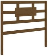 vidaXL Bett Kopfteil Honigbraun 80,5x4x100 cm Massivholz Kiefer (1-tlg)