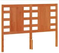 vidaXL Bett Kopfteil Wachsbraun 135 cm Massivholz Kiefer (1-tlg)