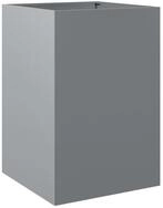 vidaXL Pflanzk&uuml;bel, Pflanzkasten Silbern 52x48x75 cm Verzinkter Stahl