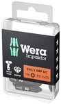 Wera Bit-Set, Sortiment Bit-Box Impaktor 1/4" DIN 3126 C6,3 PZ2 x 25 mm 10er...