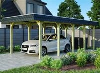 Skanholz Einzelcarport Spreewald, BxT: 345x741 cm, 206 cm Einfahrtsh&ouml;he
