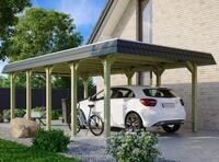 Skanholz Einzelcarport Spreewald, BxT: 396x741 cm, 209 cm Einfahrtsh&ouml;he