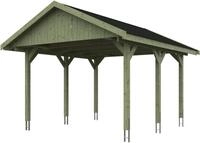 Skanholz Einzelcarport Wallgau, BxT: 430x500 cm, 215 cm Einfahrtsh&ouml;he, mit...
