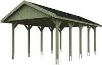 Skanholz Einzelcarport Wallgau, BxT: 430x750 cm, 215 cm Einfahrtsh&ouml;he, mit...