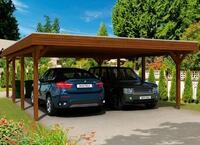Skanholz Doppelcarport Spessart, BxT: 611x846 cm, 220 cm Einfahrtsh&ouml;he