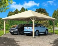 Skanholz Doppelcarport Taunus, BxT: 634x634 cm, 220 cm Einfahrtsh&ouml;he