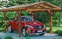 Skanholz Einzelcarport Westerwald, BxT: 362x541 cm, 220 cm Einfahrtsh&ouml;he
