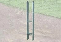 weka H-Pfostenanker H-Pfostenanker, f&uuml;r Carports, zum Einbetonieren, (Set), 9...
