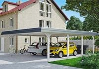 Skanholz Doppelcarport Wendland, BxT: 630x879 cm, 216 cm Einfahrtsh&ouml;he