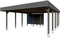 Skanholz Doppelcarport Friesland Set 14, BxT: 557x708 cm, 254 cm Einfahrtsh&ouml;he