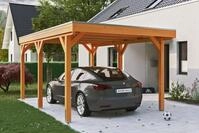 Skanholz Einzelcarport Grunewald, BxT: 321x554 cm, 289 cm Einfahrtsh&ouml;he, mit