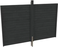 Skanholz Carport-R&uuml;ckwand, BxH:291x200 cm, aus Profilschalung