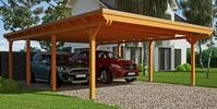 Skanholz Doppelcarport Emsland, BxT: 613x846 cm, 223 cm Einfahrtsh&ouml;he