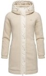 Ragwear Outdoorjacke Cousy flauschige &Uuml;bergangsjacke mit Teddyfell und Kapuze