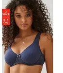 Nuance by Lascana T-Shirt-BH (Packung, 2 St&uuml;ck) mit B&uuml;gel und nahtlosen Cups,...