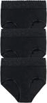 Taillenslip SPEIDEL "Natalie", Damen, Gr. 40, schwarz, Obermaterial: 100% Baumwolle,