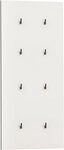 welltime Garderobenpaneel Alexa, Hakenpaneel, Made in Germany, B: 49 cm, Solide