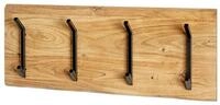 HAKU Wandgarderobe Haku Wandgarderobe Schwarz-Akazie