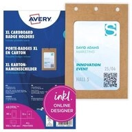 Avery Zweckform Etiketten Avery Zweckform 13 XL Karton Namensschilder 14,8 x...
