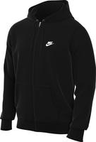 Kapuzensweatjacke NIKE SPORTSWEAR "M NK CLUB FT FZ HOODIE", Herren, Gr. L, schwarz