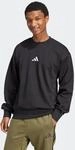 Sweatshirt ADIDAS SPORTSWEAR "M FEELCOZY SWT", Herren, Gr. XL, schwarz-wei&szlig;