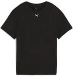 Trainingsshirt PUMA "CLOUDSPUN TEE - REG", Damen, Gr. S, schwarz-wei&szlig; (puma schwarz,