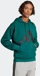 Kapuzensweatshirt ADIDAS SPORTSWEAR "M BL FT HD", Herren, Gr. 3XL, gr&uuml;n (collegiate