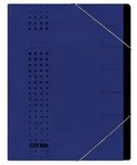 ELBA F&auml;chermappe ELBA Ordnungsmappen chic 7 F&auml;cher blau