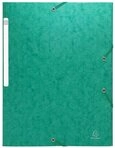 EXACOMPTA Organisationsmappe 25x Sammelmappe + Gummizug 3 Klappen Karton 600g A4 MAXI