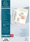 EXACOMPTA Prospekth&uuml;lle Exacompta Prospekth&uuml;llen A4 PP 100St glatt