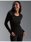 Trigema Longsleeve TRIGEMA Sportshirt aus Merinowolle (1-tlg)