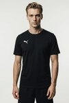 PUMA Trainingsshirt TEAMGOAL CASUALS TEE gerader Abschluss, Kurzarm, f&uuml;r...